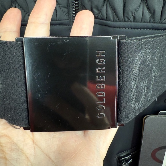 Goldbergh Vision Black Quilted Belted Ski Suit NWT Size 46 - Picture 13 of 14